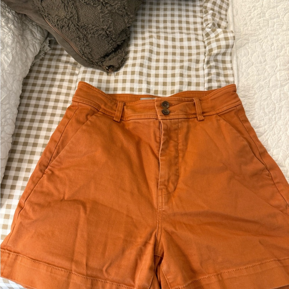 Everlane Women's Burnt Orange Shorts